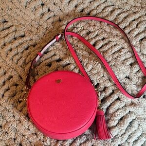 Michael Kors Vibrant Pink Round Crossbody Bag